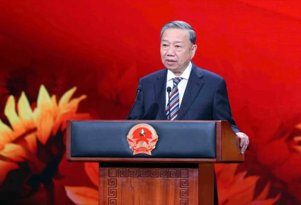 Tổng Bí thư Tô Lâm phát biểu tại chương trình.