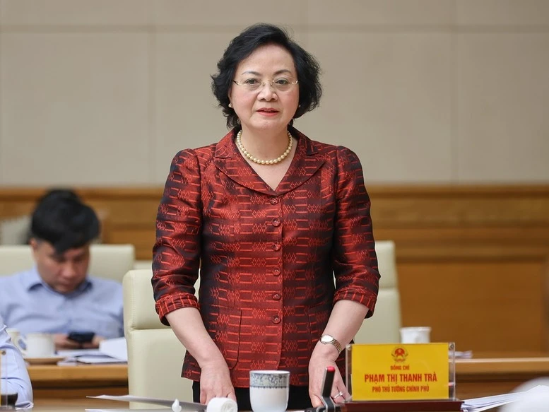 Phó Thủ tướng Phạm Thị Thanh Trà phát biểu.