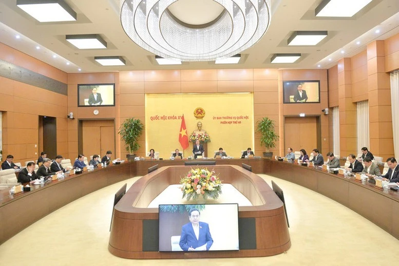 Ủy ban Thường vụ Quốc hội xem xét Báo cáo công tác dân nguyện của Quốc hội.