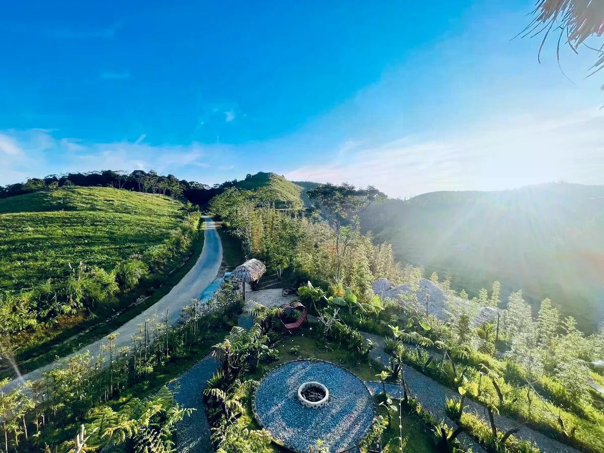 Không gian yên bình, thoáng đãng từ PuBin Paradise. Không gian yên bình, thoáng đãng từ PuBin Paradise.