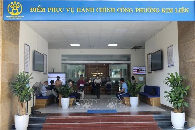 Điểm phục vụ hành chính công phường Kim Liên, thành phố Hà Nội.
