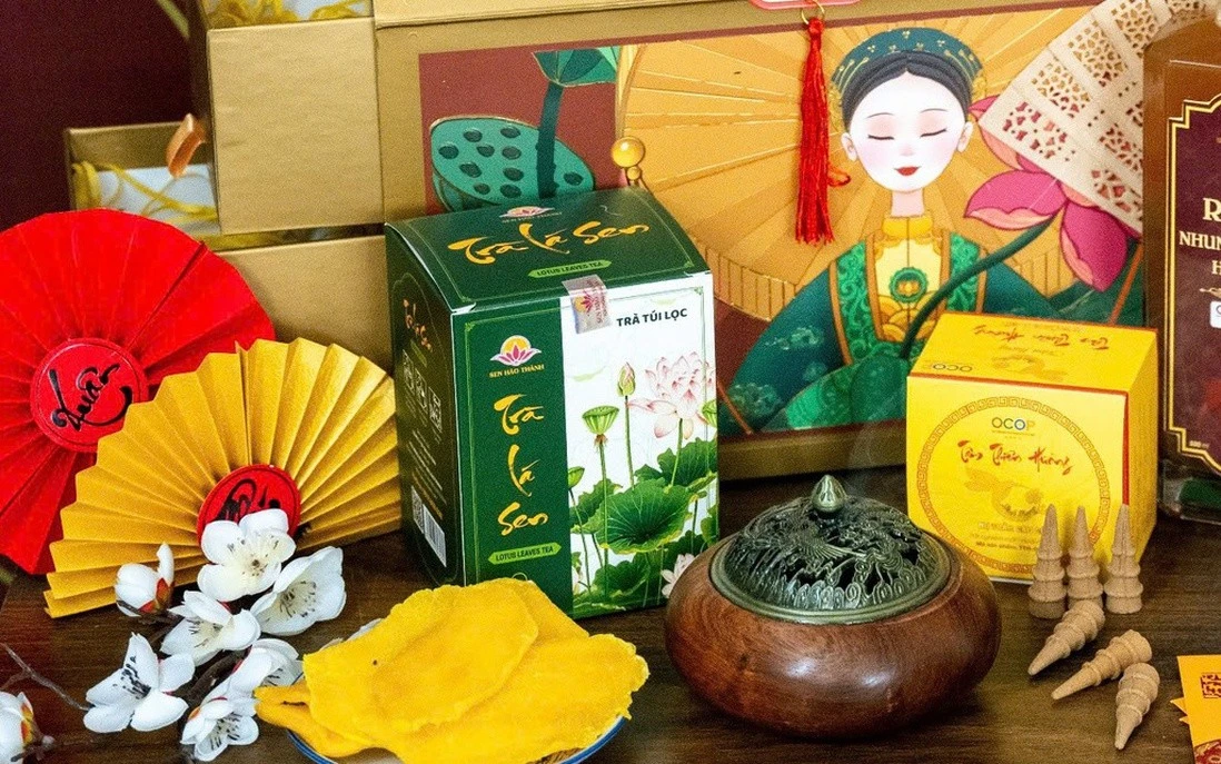 Một bộ sản phẩm OCOP.