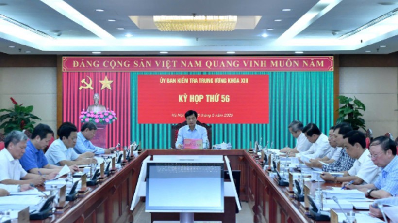 Tại Kỳ họp thứ 56, Ủy ban Kiểm tra Trung ương đã đề nghị cấp có thẩm quyền xem xét, thi hành kỷ luật các đảng viên vi phạm. Tại Kỳ họp thứ 56, Ủy ban Kiểm tra Trung ương đã đề nghị cấp có thẩm quyền xem xét, thi hành kỷ luật các đảng viên vi phạm.