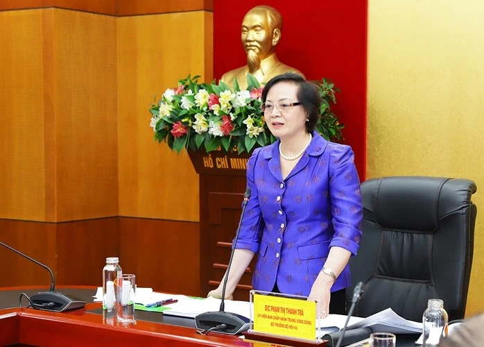 Bộ trưởng Bộ Nội vụ Phạm Thị Thanh Trà.