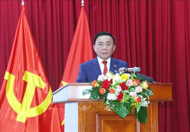 Đồng chí Trần Cẩm Tú, Uỷ viên Bộ Chính trị, Thường trực Ban Bí thư - Ảnh: TTXVN