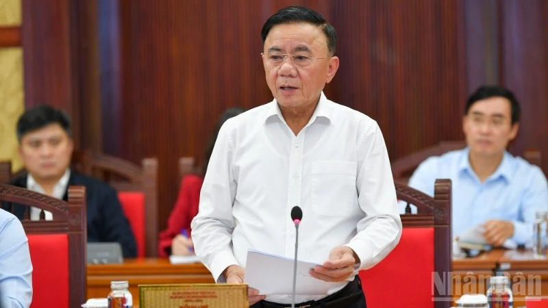 Đồng chí Trần Cẩm Tú, Ủy viên Bộ Chính trị, Thường trực Ban Bí thư.