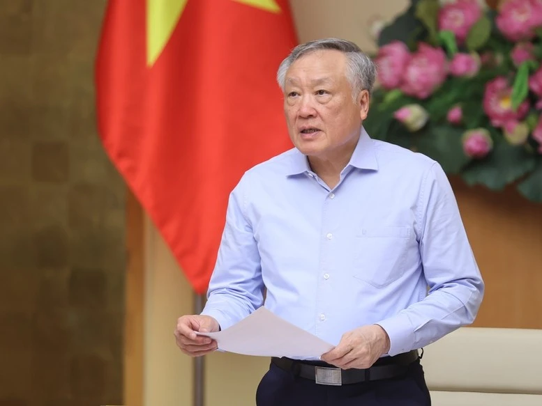 Phó Thủ tướng Thường trực Chính phủ Nguyễn Hòa Bình phát biểu tại hội nghị.