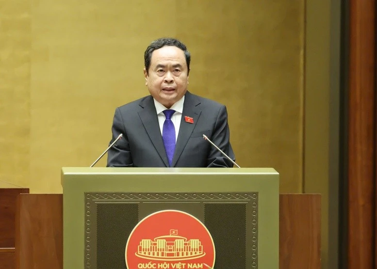 Chủ tịch Quốc hội Trần Thanh Mẫn phát biểu kết thúc phiên chất vấn và trả lời chất vấn.