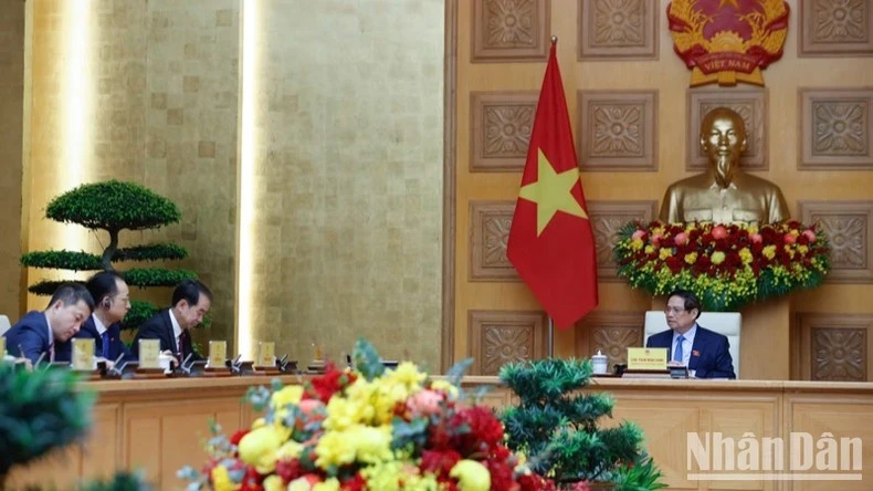 Quang cảnh buổi tiếp.