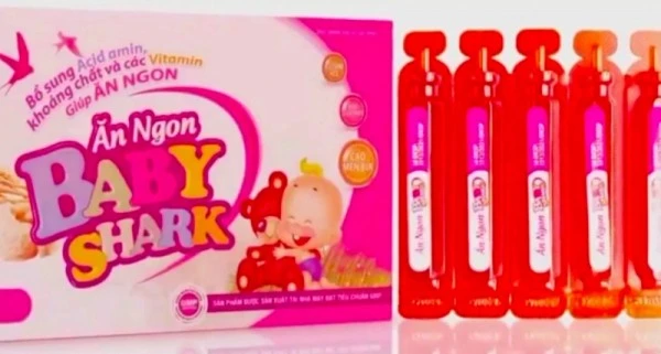 Sản phẩm Baby shark là hàng giả do Công ty Herbitech sản xuất.