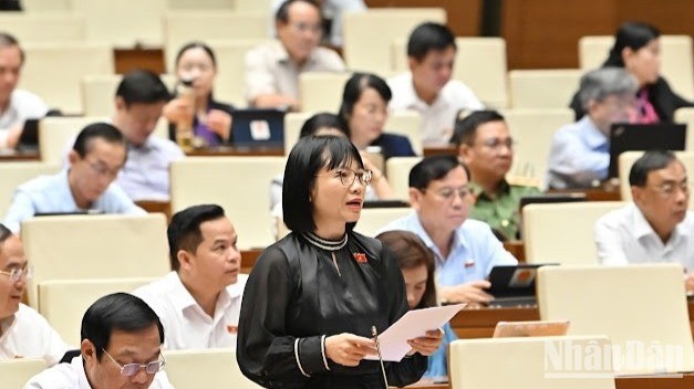 Đại biểu Nguyễn Thị Việt Nga (Đoàn Hải Dương). Đại biểu Nguyễn Thị Việt Nga (Đoàn Hải Dương).