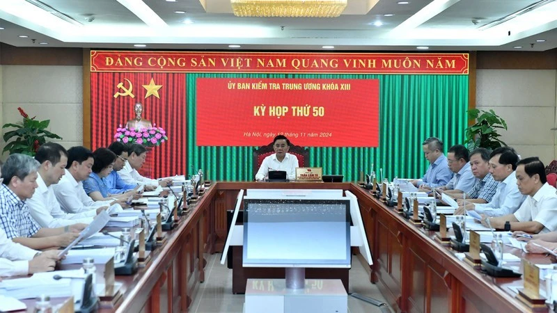 Tại Kỳ họp thứ 50, Ủy ban Kiểm tra Trung ương đã đề nghị cấp có thẩm quyền xem xét, thi hành kỷ luật một số tổ chức đảng, đảng viên.