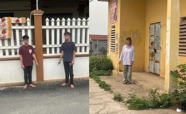 Các em học sinh có hành vi buôn bán tinh dầu CBD.