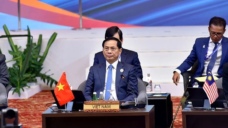 Phó Thủ tướng, Bộ trưởng Ngoại giao Bùi Thanh Sơn tham dự các hoạt động.