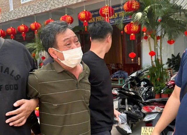 Nghi phạm Vũ Văn Vương. Nghi phạm Vũ Văn Vương.