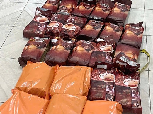 Ma túy được thu giữ. Ma túy được thu giữ.