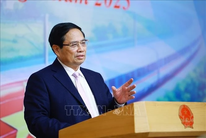 Thủ tướng Phạm Minh Chính phát biểu.