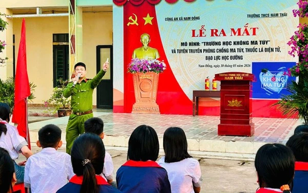 Tuyên truyền phòng, chống và ra mắt mô hình trường học không ma túy luôn được chú trọng.
