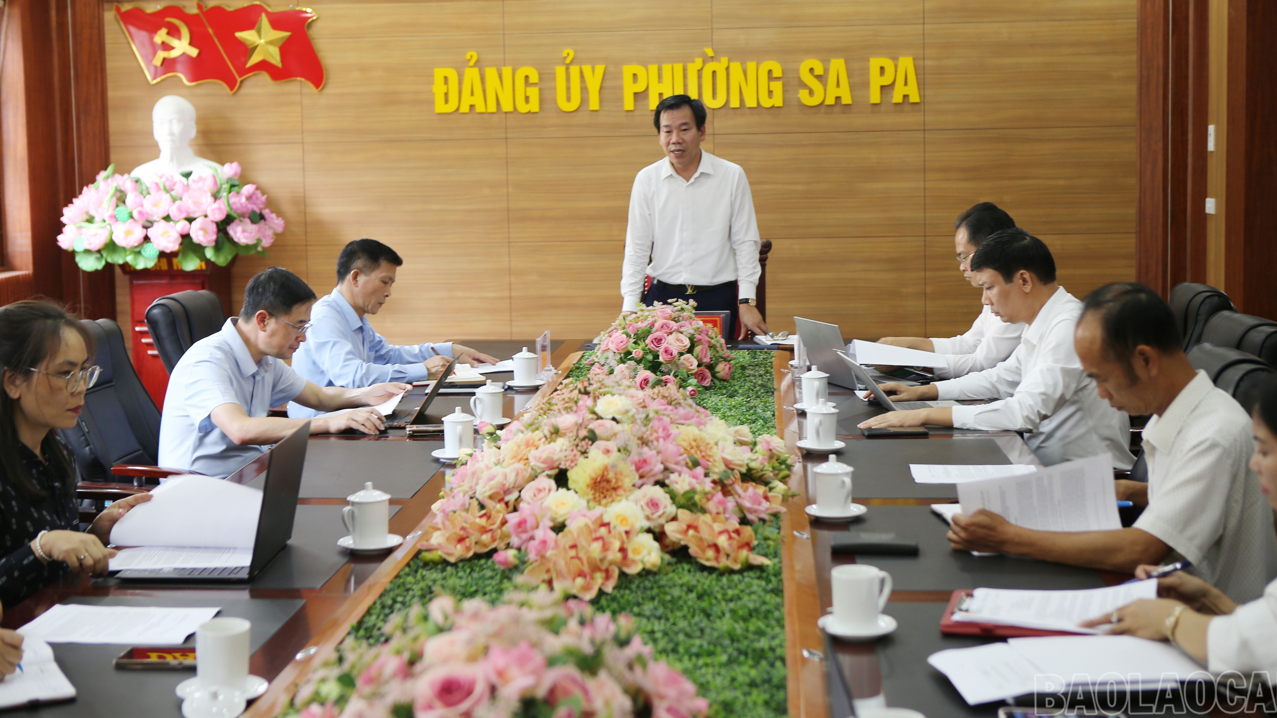 Trưởng ban Tuyên giáo và Dân vận Tỉnh ủy Dương Đức Huy phát biểu chỉ đạo. image-1-2649.jpg