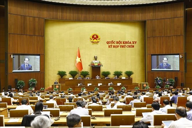 Quang cảnh phiên họp, sáng 17/5/2025. Quang cảnh phiên họp, sáng 17/5/2025.