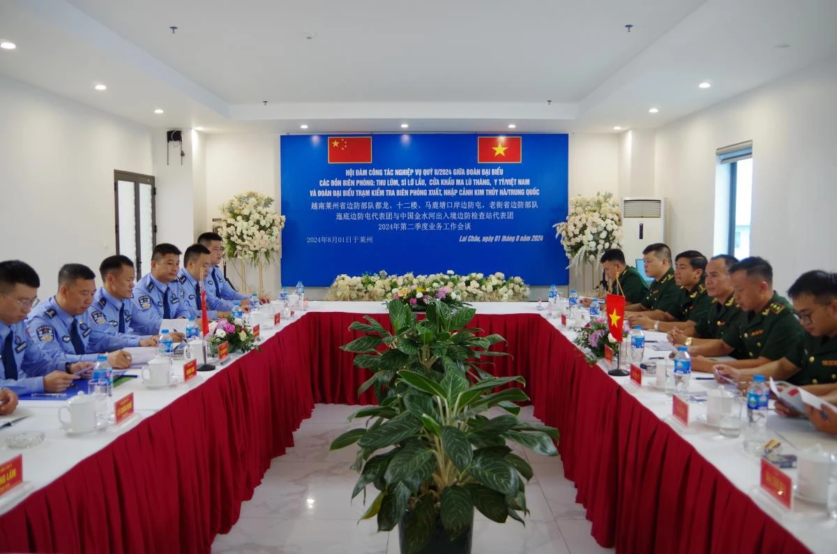 Quang cảnh buổi hội đàm.