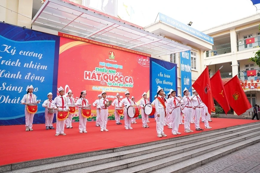 Tiết mục biểu diễn tại chương trình.