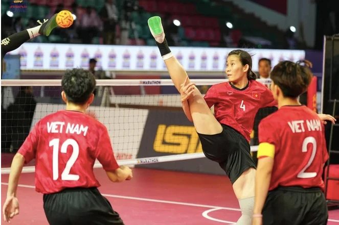 Cầu mây nữ Việt Nam giành huy vàng World Cup lịch sử.