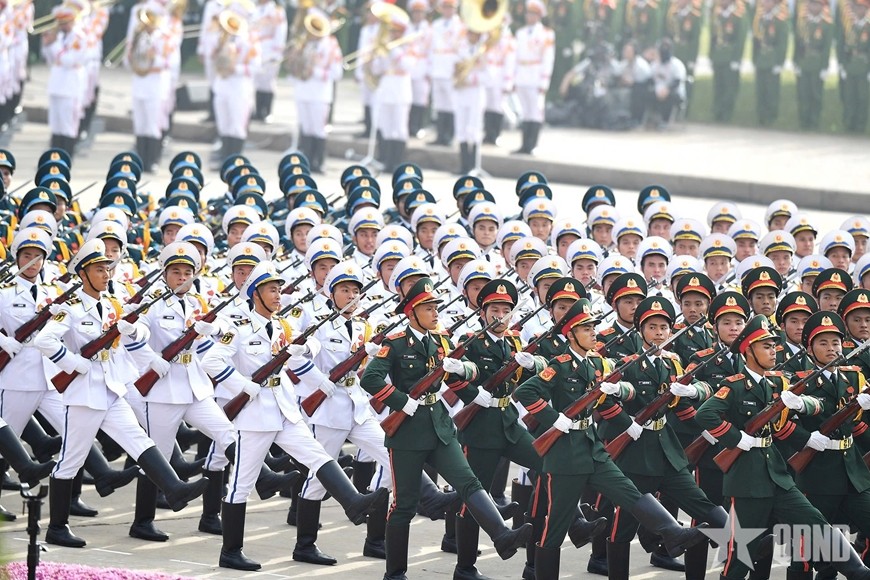 Lực lượng vũ trang diễu binh, diễu hành tại Lễ kỷ niệm 80 năm Cách mạng Tháng Tám thành công và Quốc khánh 2/9/ Lực lượng vũ trang diễu binh, diễu hành tại Lễ kỷ niệm 80 năm Cách mạng Tháng Tám thành công và Quốc khánh 2/9/