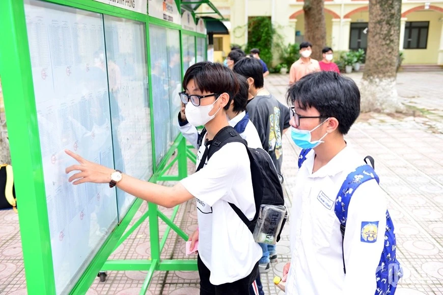 Thí sinh dự Kỳ thi tốt nghiệp THPT năm 2024.