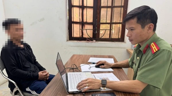 H.V.T tại cơ quan Công an