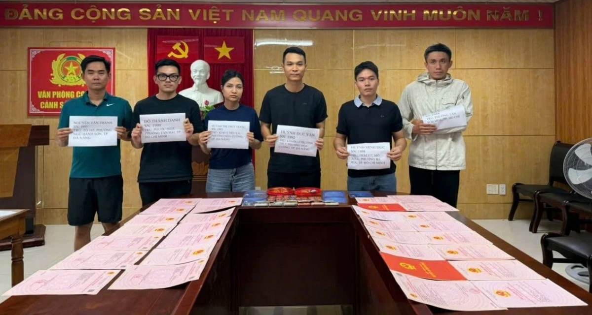 Đường dây lừa đảo qua dự án tiền ảo DRK bị lực lượng công an bắt giữ.