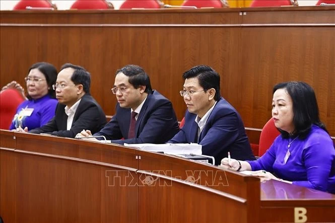 Bế mạc Hội nghị lần thứ 11 Ban Chấp hành Trung ương Đảng khóa XIII: Hội nghị lịch sử bàn về những quyết sách lịch sử ảnh 11