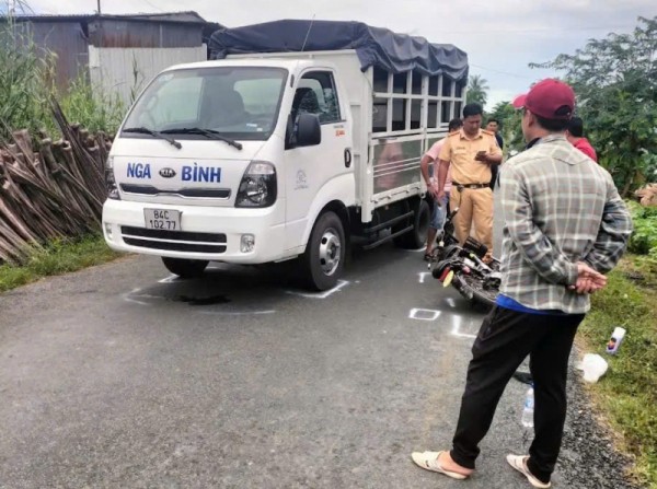 Hiện trường vụ tai nạn xảy ra vào ngày 4/9/2024. Hiện trường vụ tai nạn xảy ra vào ngày 4/9/2024.