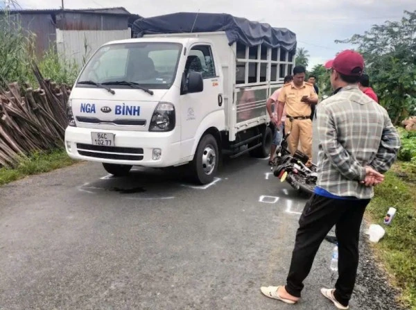 Hiện trường vụ tai nạn xảy ra vào ngày 4/9/2024.