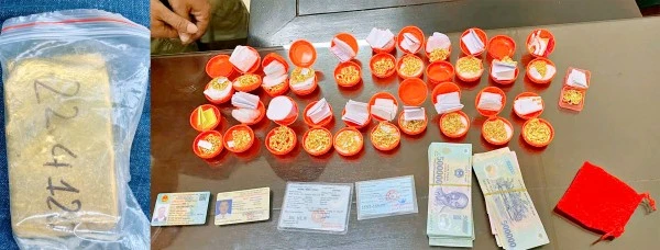 Tang vật bị thu giữ.