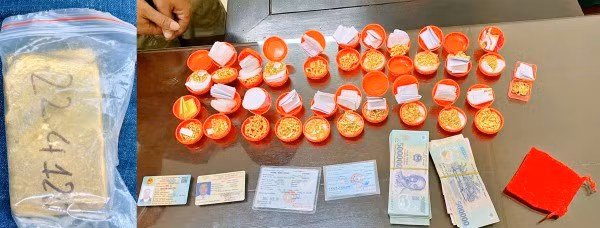 Tang vật bị thu giữ.