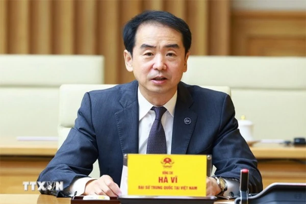 Đại sứ Trung Quốc tại Việt Nam Hà Vĩ.