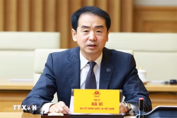Đại sứ Trung Quốc tại Việt Nam Hà Vĩ.