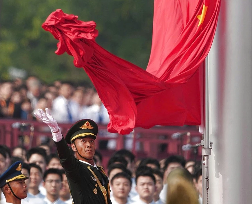 Chủ tịch nước Lương Cường dự Lễ duyệt binh kỷ niệm 80 năm Chiến thắng phát xít của nhân dân thế giới ảnh 8