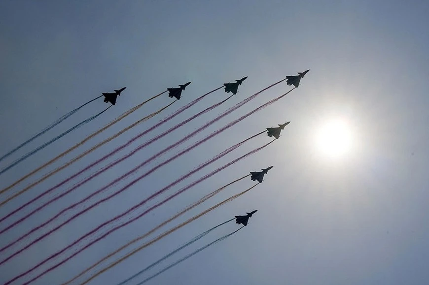 Chủ tịch nước Lương Cường dự Lễ duyệt binh kỷ niệm 80 năm Chiến thắng phát xít của nhân dân thế giới ảnh 20