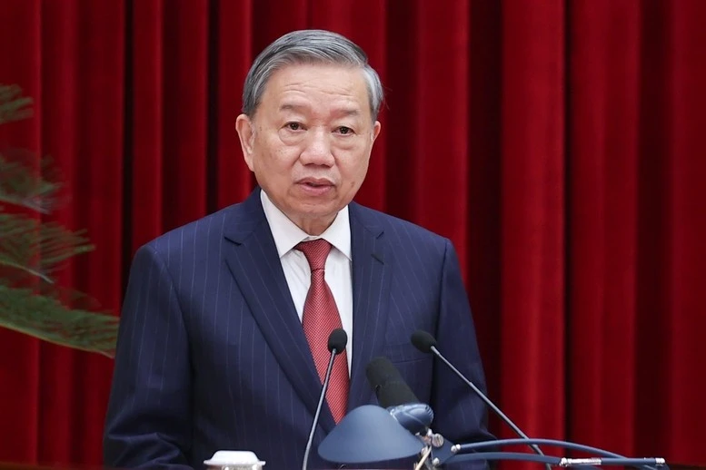 Tổng Bí thư Tô Lâm phát biểu bế mạc Hội nghị Ban Chấp hành Trung ương Đảng 11 khoá XIII.