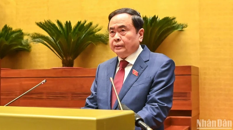 Chủ tịch Quốc hội Trần Thanh Mẫn phát biểu khai mạc Kỳ họp.