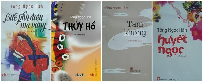 Các tác phẩm của nhà văn Tống Ngọc Hân.