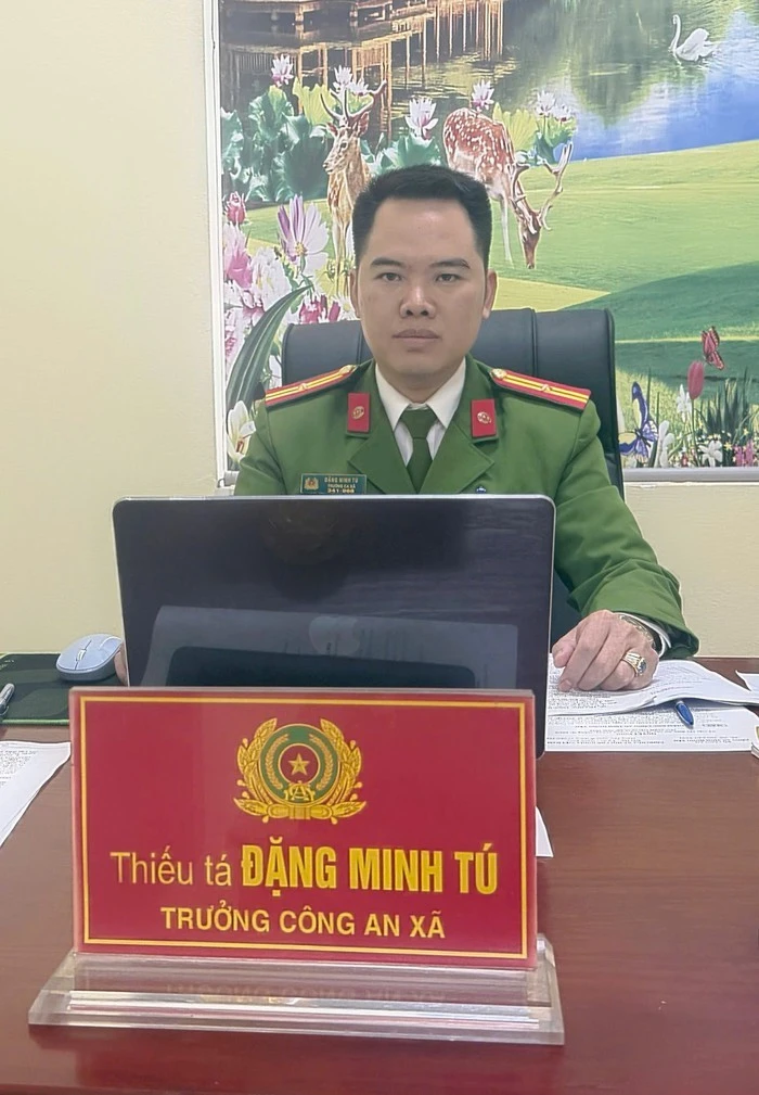 Thiếu tá Đặng Minh Tú.