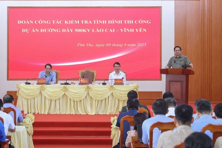 Thủ tướng làm việc với lãnh đạo các bộ, ngành, EVN - chủ đầu tư, các nhà thầu và lãnh đạo 2 tỉnh Lào Cai, Phú Thọ giải quyết các khó khăn, vướng mắc, quyết tâm hoàn thành dự án "càng sớm càng tốt" . Thủ tướng làm việc với lãnh đạo các bộ, ngành, EVN - chủ đầu tư, các nhà thầu và lãnh đạo 2 tỉnh Lào Cai, Phú Thọ giải quyết các khó khăn, vướng mắc, quyết tâm hoàn thành dự án "càng sớm càng tốt" .