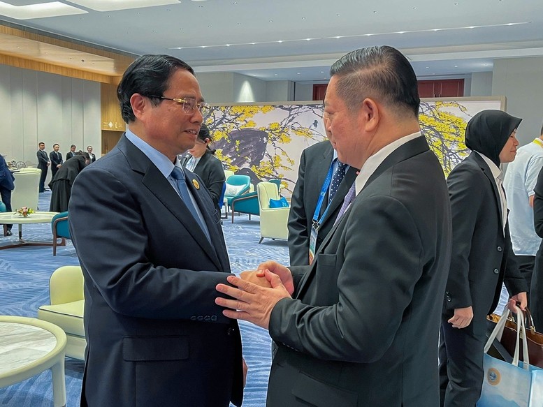 Thủ tướng Chính phủ Phạm Minh Chính gặp Tổng Thư ký ASEAN Kao Kim Hourn. Thủ tướng Chính phủ Phạm Minh Chính gặp Tổng Thư ký ASEAN Kao Kim Hourn.