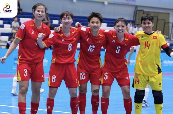 Đội tuyển futsal nữ Việt Nam giành chiến thắng then chốt ở lượt trận cuối bảng B Giải futsal nữ Đông Nam Á 2026.