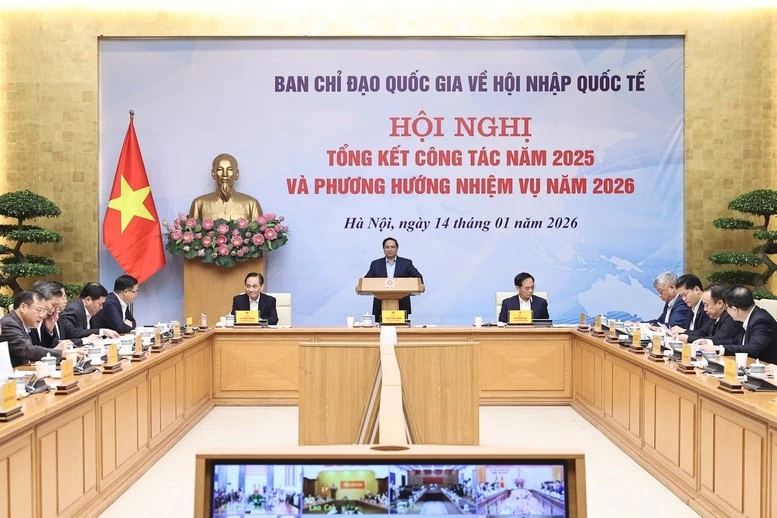 Tại Hội nghị tổng kết công tác năm 2025, triển khai nhiệm vụ năm 2026 của Ban Chỉ đạo quốc gia về hội nhập quốc tế, sáng 14/1, Thủ tướng Chính phủ Phạm Minh Chính nêu một trong những nhiệm vụ trọng tâm là nâng cao chất lượng hội nhập kinh tế phục vụ phát triển các lĩnh vực chiến lược, trong đó có khoa học công nghệ, an ninh quốc phòng, văn hóa…