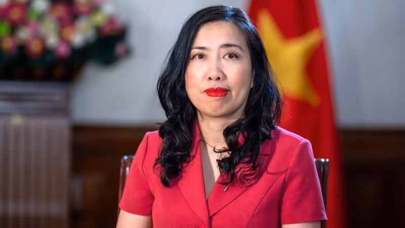 Thứ trưởng Ngoại giao Lê Thị Thu Hằng.
