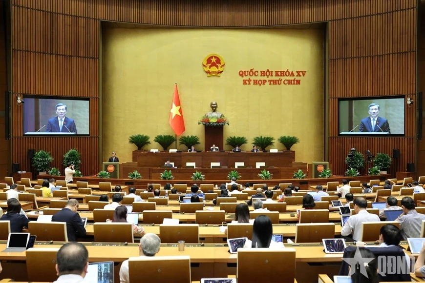 Quốc hội nghe báo cáo giải trình, tiếp thu, chỉnh lý dự thảo Luật Công nghiệp công nghệ số.